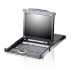 ATEN CL5716M 16-Port Slideaway 17inch Single Rail LCD KVM