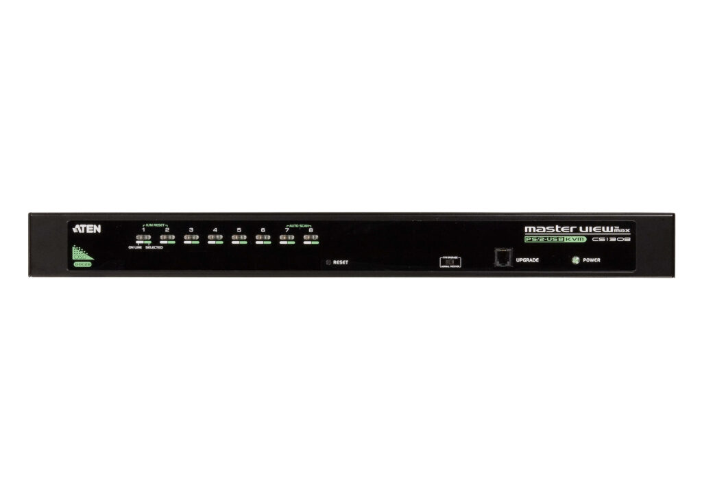 ATEN CS1308 8-Port PS/2-USB VGA KVM Switch Including 8 units 1.8M KVM ...