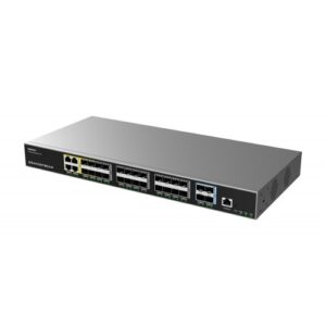 Grandstream GWN7831 Layer 3 Aggregation Managed Switch – 24 × SFP, 4 × 10G SFP+, 4 × Combo Ports, 128Gbps Switching, Advanced Routing & Security
